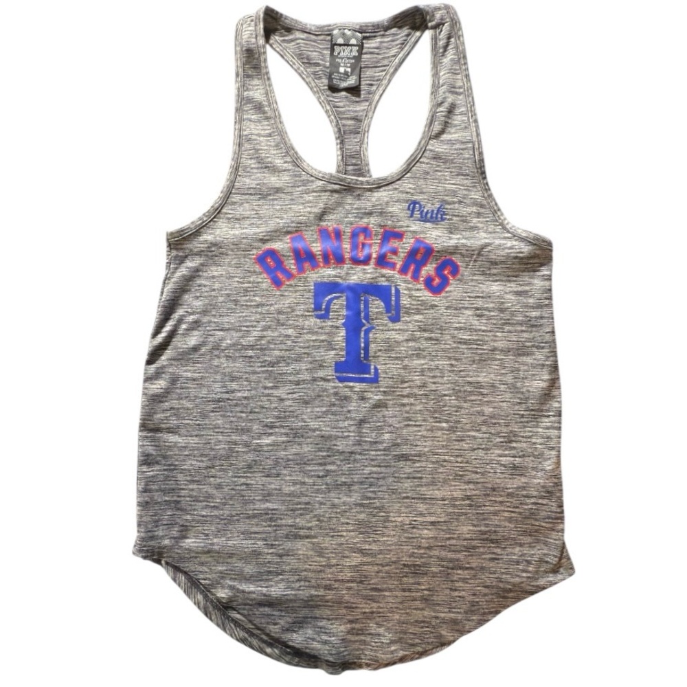 PINK Victoria's Secret tank Texas Rangers razor back style Women’s size XS | ab8